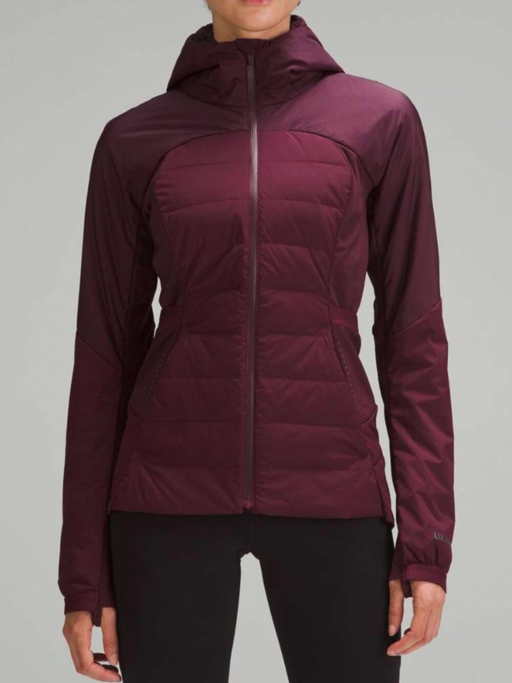 NWT Lululemon Down for It All Jacket Cassis deep burgundy Sz 10